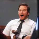 Andy Dwyer Excited
