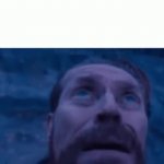 William Dafoe looking up