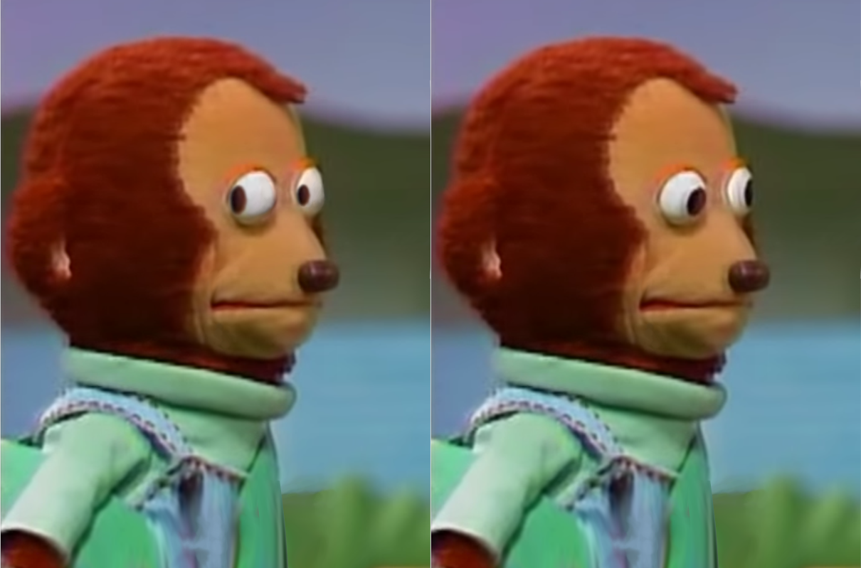 puppet Monkey looking away