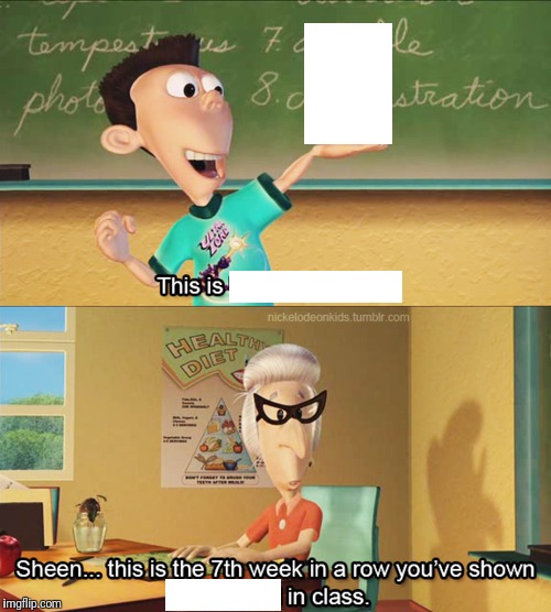 Sheen's show and tell