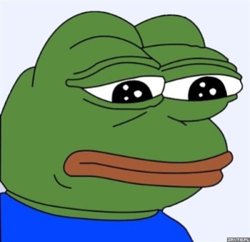 sad frog