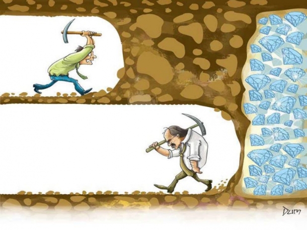 Never give up