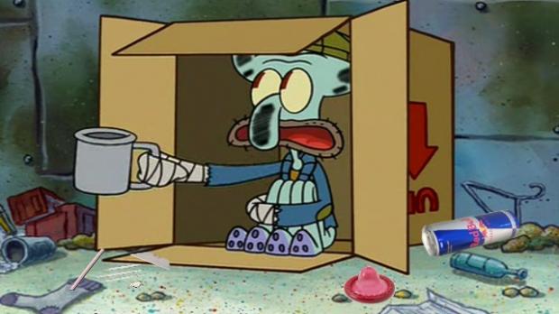 squidward poor